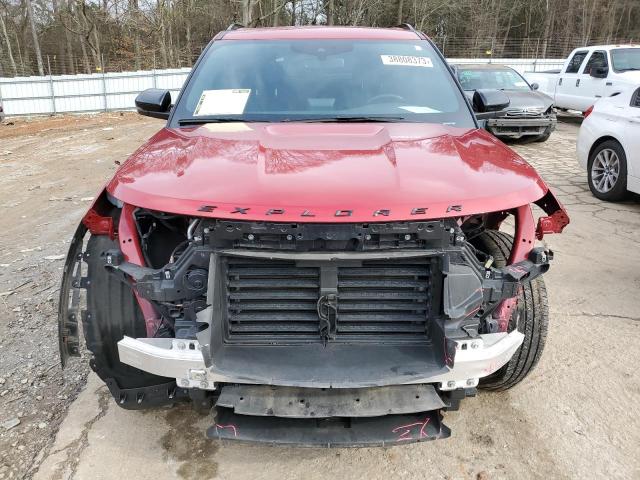 1FM5K8GC0LGA00442 - 2020 FORD EXPLORER ST RED photo 5