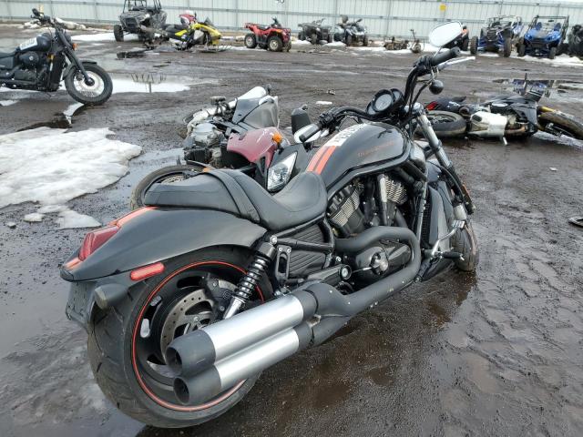 1HD1HMH128K810293 - 2008 HARLEY-DAVIDSON VRSCXA ABS BLACK photo 4