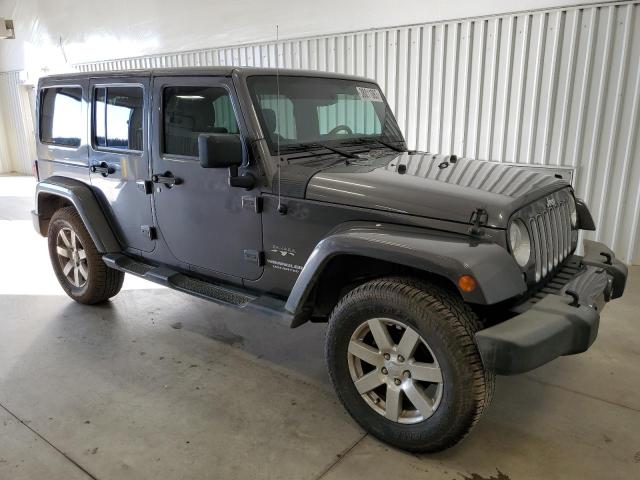 1C4BJWEG0GL221153 - 2016 JEEP WRANGLER U SAHARA GRAY photo 4