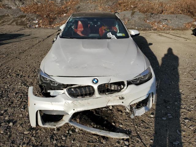 WBS4Y9C57JAA92303 - 2018 BMW M4 WHITE photo 5