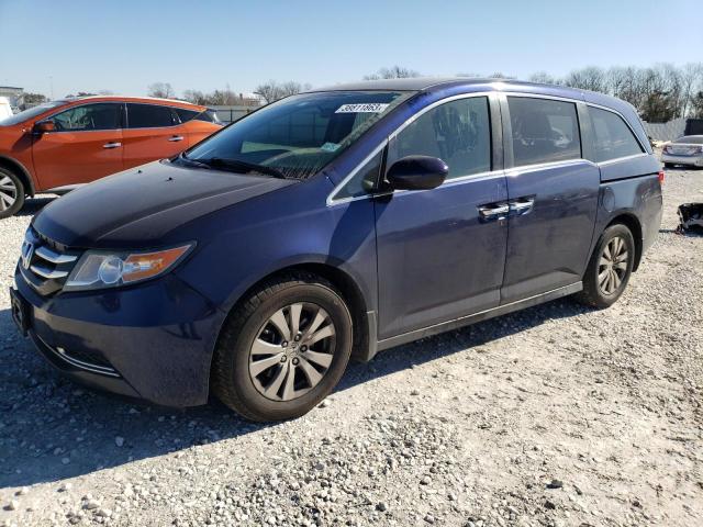 5FNRL5H34GB021844 - 2016 HONDA ODYSSEY SE BLUE photo 1