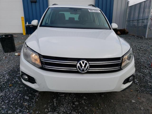 WVGHV7AX6GW546233 - 2016 VOLKSWAGEN TIGUAN TRENDLINE WHITE photo 5