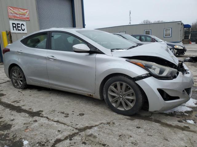 KMHDH4AE2EU028986 - 2014 HYUNDAI ELANTRA SE SILVER photo 4