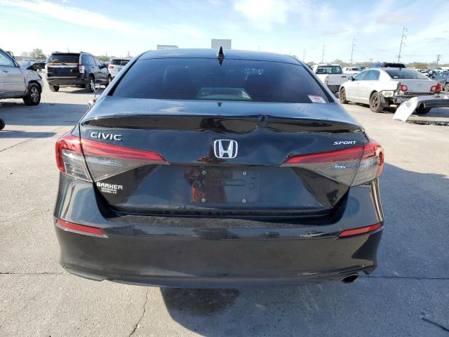 2HGFE2F58NH514984 - 2022 HONDA CIVIC SPORT BLACK photo 6