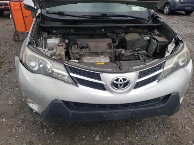 JTMRFREV6EJ007342 - 2014 TOYOTA RAV4 XLE SILVER photo 7