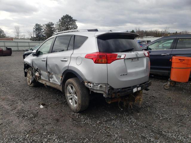 JTMRFREV6EJ007342 - 2014 TOYOTA RAV4 XLE SILVER photo 9