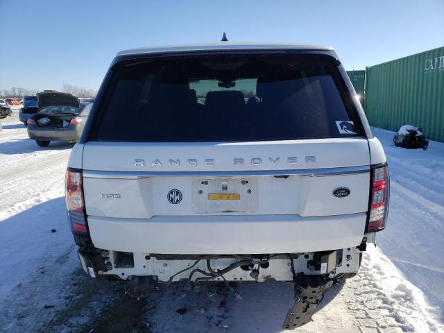SALGS2FV3HA379615 - 2017 LAND ROVER RANGE ROVE HSE WHITE photo 6