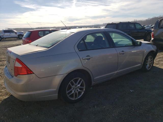 3FAHP0GA9AR384462 - 2010 FORD FUSION S BEIGE photo 3