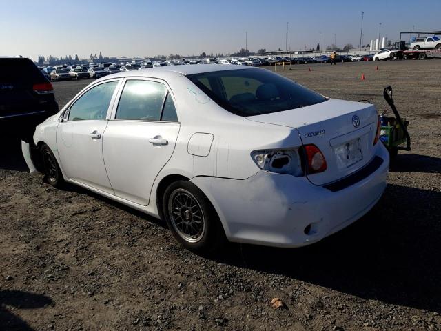 1NXBU40E99Z147869 - 2009 TOYOTA COROLLA BASE WHITE photo 2