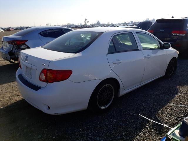 1NXBU40E99Z147869 - 2009 TOYOTA COROLLA BASE WHITE photo 3