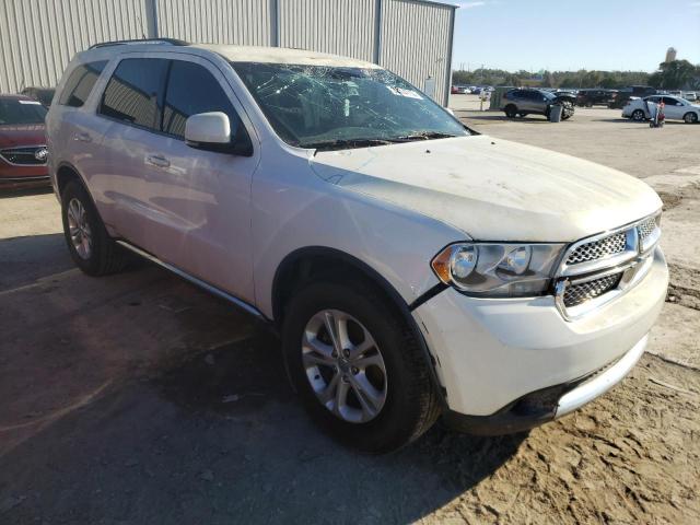 1C4RDHDG2CC191280 - 2012 DODGE DURANGO CREW WHITE photo 4