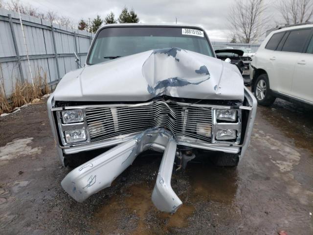 2GCDC14H5F1215188 - 1985 CHEVROLET C10 SILVER photo 5