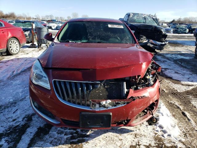 2G4GN5EX1F9158991 - 2015 BUICK REGAL PREMIUM RED photo 5