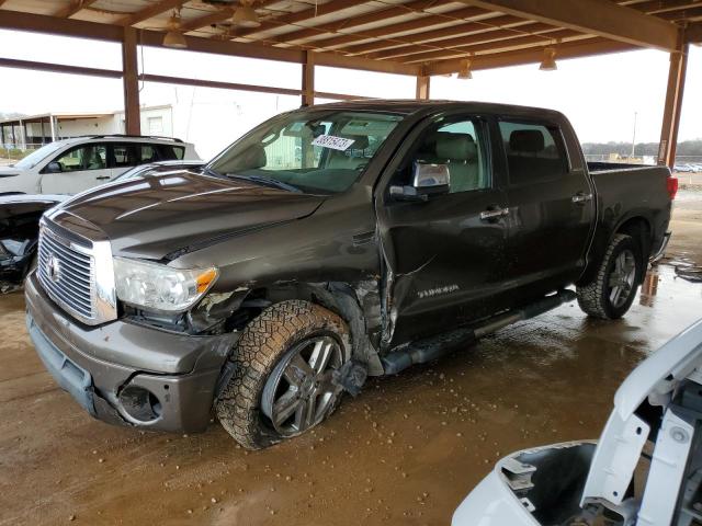 5TFHW5F14AX129429 - 2010 TOYOTA TUNDRA CREWMAX LIMITED BROWN photo 1