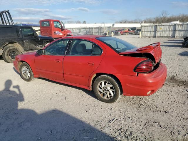 1G2NF52E34M668646 - 2004 PONTIAC GRAND AM SE1 RED photo 2