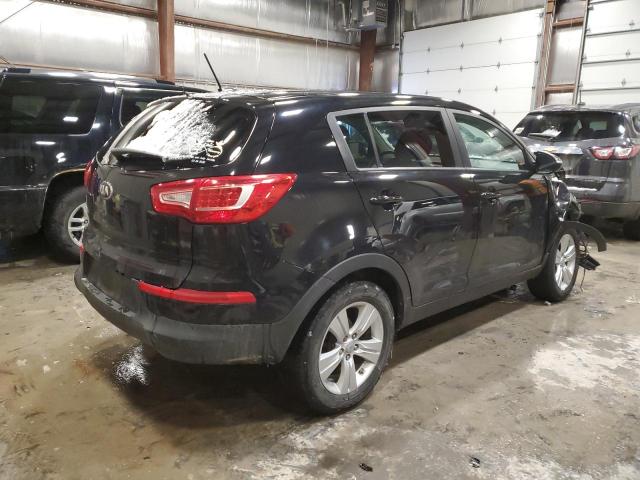 KNDPB3A24D7383335 - 2013 KIA SPORTAGE BASE BLACK photo 3