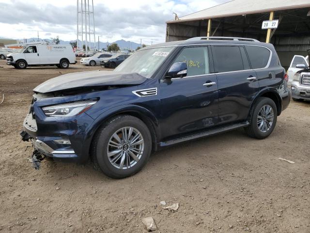 JN8AZ2AE6M9270145 - 2021 INFINITI QX80 LUXE BLACK photo 1