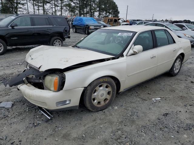 1G6KD54Y82U276371 - 2002 CADILLAC DEVILLE WHITE photo 1