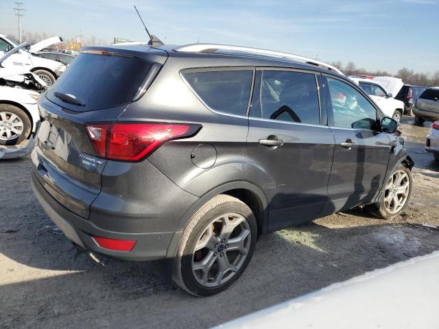 1FMCU9J91KUA32210 - 2019 FORD ESCAPE TITANIUM GRAY photo 3