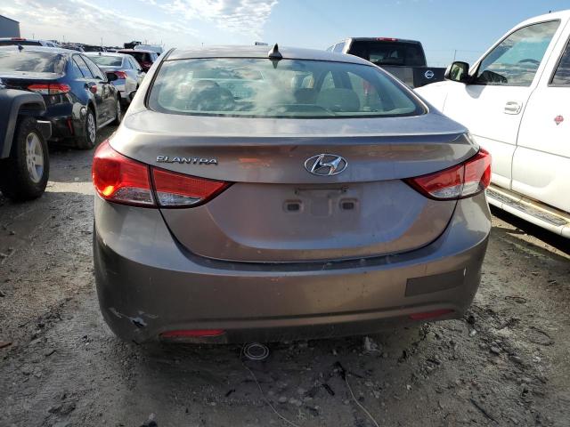 5NPDH4AEXDH237213 - 2013 HYUNDAI ELANTRA GLS TAN photo 6