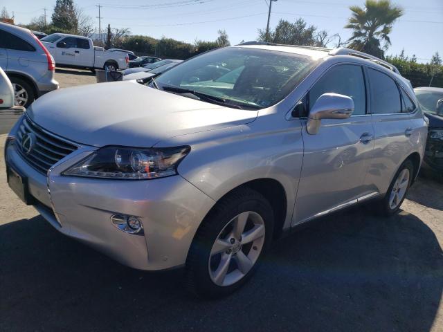 2T2BK1BA3FC313889 - 2015 LEXUS RX 350 BASE SILVER photo 1