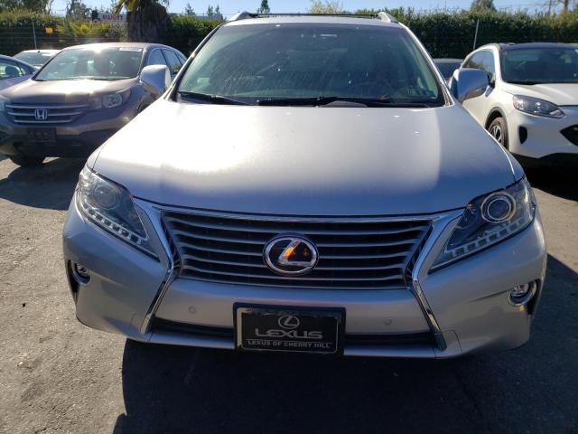 2T2BK1BA3FC313889 - 2015 LEXUS RX 350 BASE SILVER photo 5