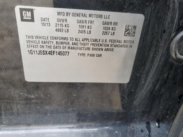 1G11J5SX4EF145077 - 2014 CHEVROLET MALIBU LTZ 黑色 照片 12