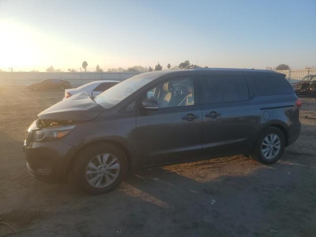 KNDMB5C16G6089321 - 2016 KIA SEDONA LX GRAY photo 1