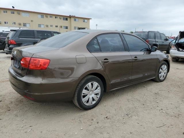 3VW2K7AJ6DM215546 - 2013 VOLKSWAGEN JETTA BASE 棕色 照片 3