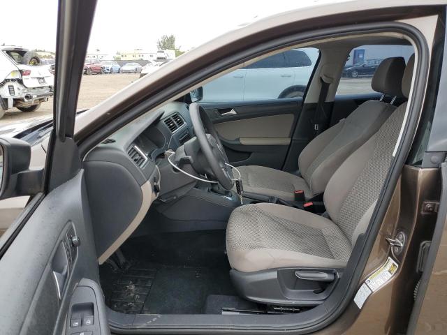 3VW2K7AJ6DM215546 - 2013 VOLKSWAGEN JETTA BASE 棕色 照片 7