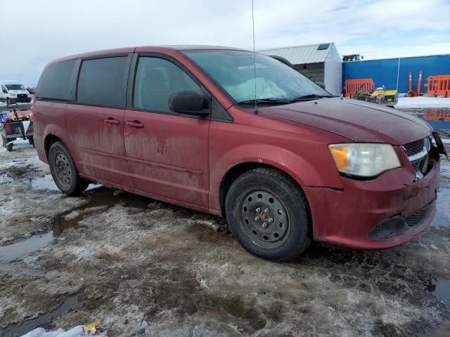 2C4RDGBGXER356032 - 2014 DODGE GRAND CARA SE MAROON photo 4