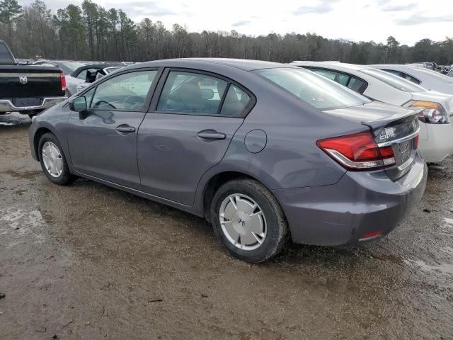 2HGFB2F67EH554135 - 2014 HONDA CIVIC HF GRAY photo 2