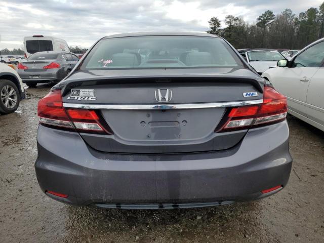 2HGFB2F67EH554135 - 2014 HONDA CIVIC HF GRAY photo 6