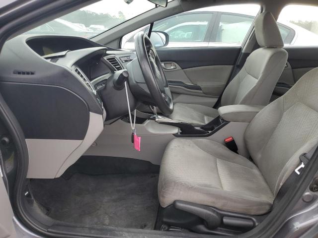 2HGFB2F67EH554135 - 2014 HONDA CIVIC HF GRAY photo 7