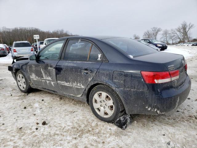 5NPET46C56H143348 - 2006 HYUNDAI SONATA GL BLUE photo 2