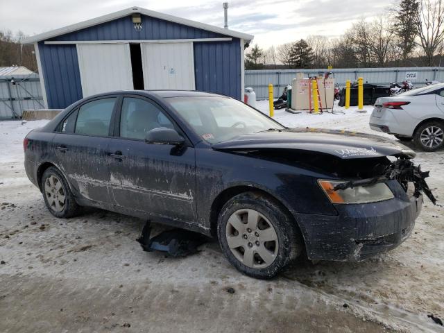 5NPET46C56H143348 - 2006 HYUNDAI SONATA GL BLUE photo 4