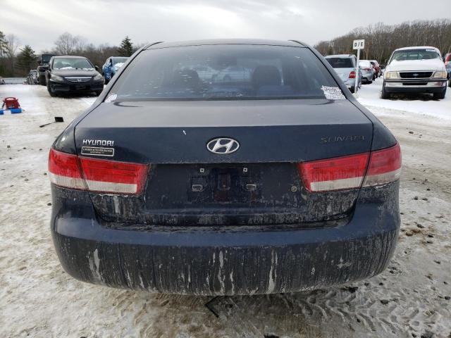 5NPET46C56H143348 - 2006 HYUNDAI SONATA GL BLUE photo 6