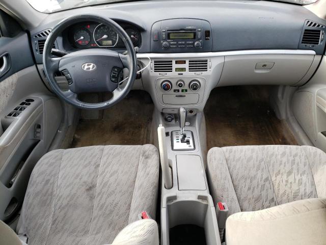 5NPET46C56H143348 - 2006 HYUNDAI SONATA GL BLUE photo 8