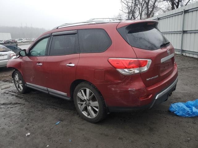 5N1AR2MM3DC646524 - 2013 NISSAN PATHFINDER S BURGUNDY photo 2