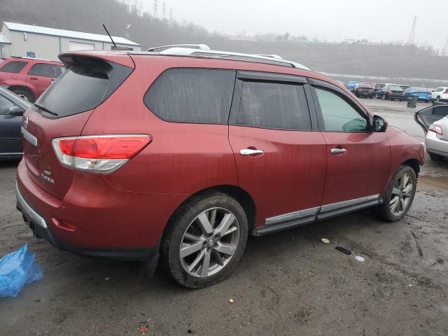 5N1AR2MM3DC646524 - 2013 NISSAN PATHFINDER S Бордовий фото 3