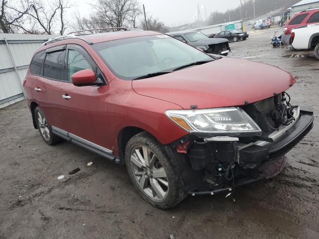 5N1AR2MM3DC646524 - 2013 NISSAN PATHFINDER S Бордовий фото 4