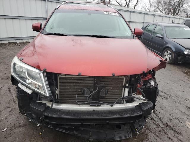 5N1AR2MM3DC646524 - 2013 NISSAN PATHFINDER S Бордовий фото 5