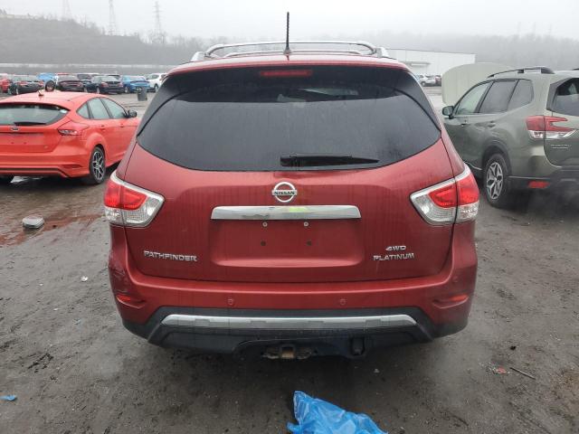 5N1AR2MM3DC646524 - 2013 NISSAN PATHFINDER S Бордовий фото 6