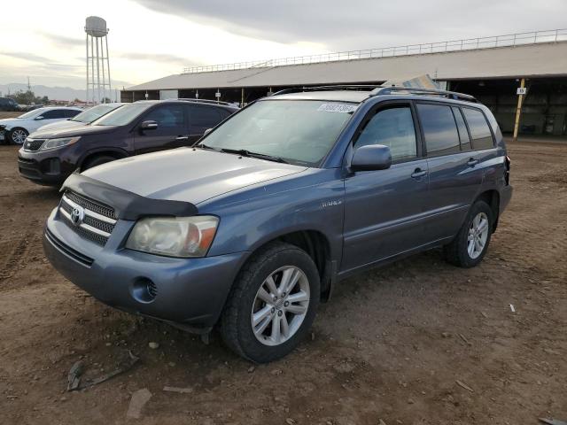 JTEEW21A960019478 - 2006 TOYOTA HIGHLANDER HYBRID BLUE photo 1