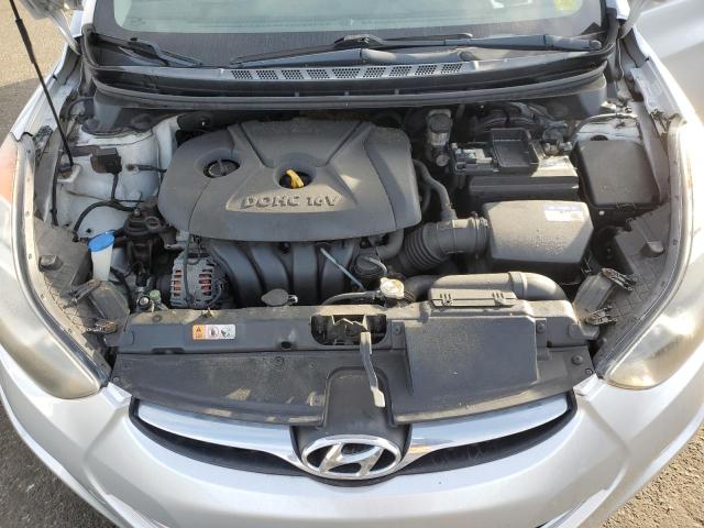 KMHDH4AE9CU474405 - 2012 HYUNDAI ELANTRA GLS SILVER photo 11