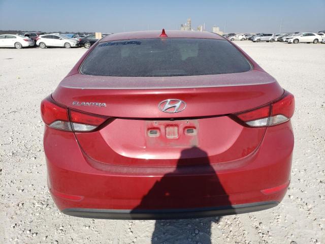 KMHDH4AE7FU424378 - 2015 HYUNDAI ELANTRA SE BURGUNDY photo 6