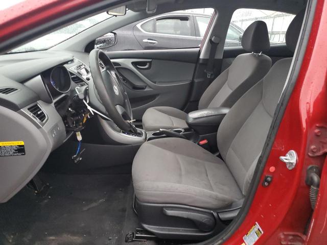 KMHDH4AE1GU644911 - 2016 HYUNDAI ELANTRA SE RED photo 7