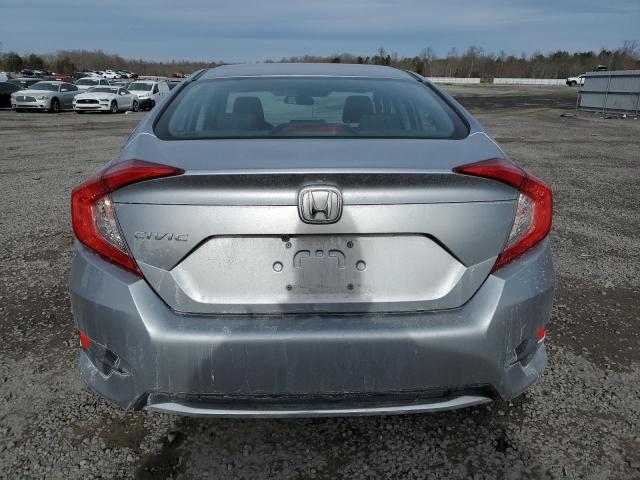 2HGFC2F69KH571947 - 2019 HONDA CIVIC LX SILVER photo 6