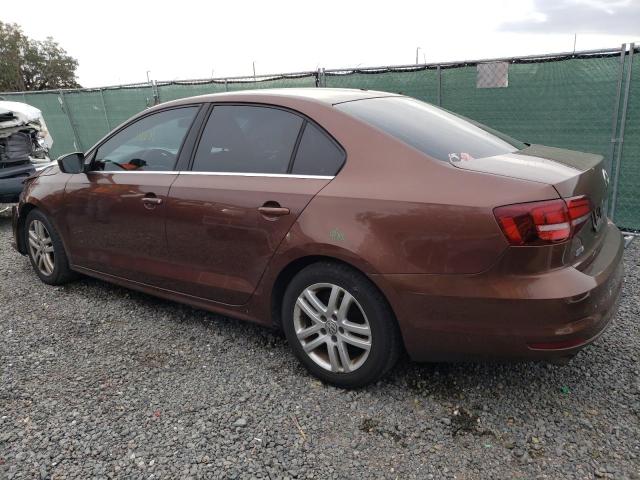 3VW2B7AJ6HM340231 - 2017 VOLKSWAGEN JETTA S BROWN photo 2