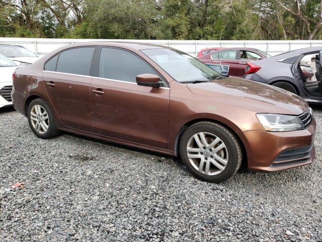 3VW2B7AJ6HM340231 - 2017 VOLKSWAGEN JETTA S BROWN photo 4